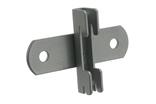 Wandsteun kort RAL 9006