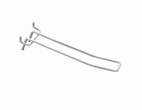 Dubbele boardhaak 200mm. Chroom