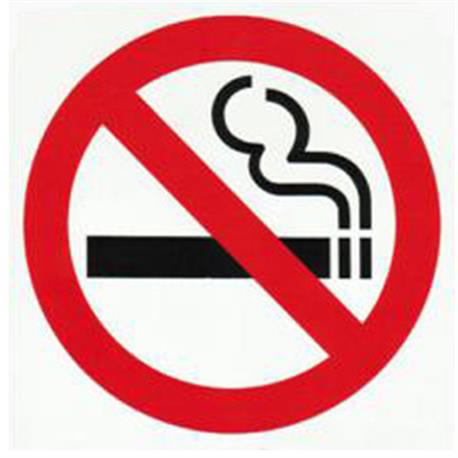 Pictogram No Smoking ( voorzijde )