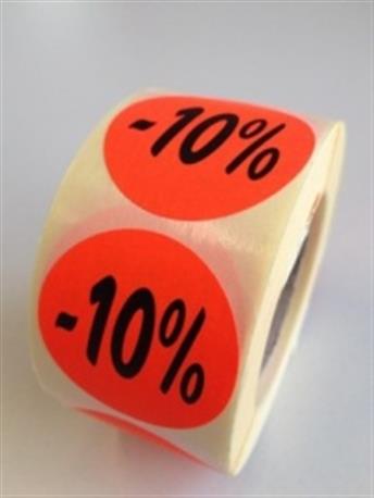 Fluor sticker - 10%