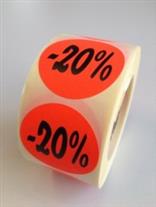 Fluor sticker - 20%