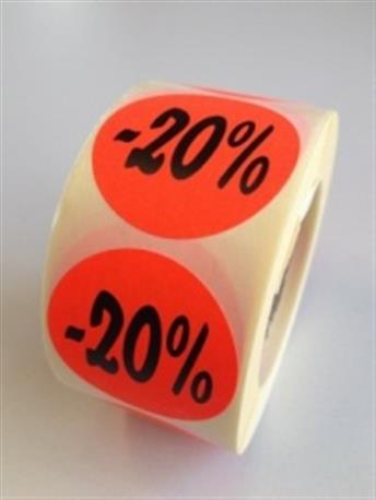 Fluor sticker - 20%