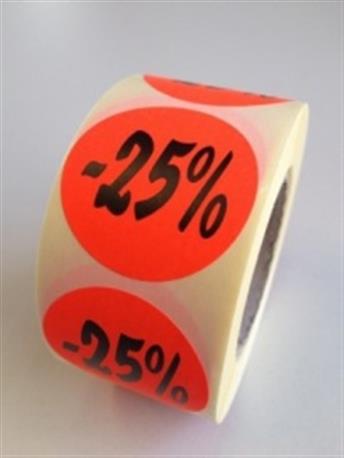 Fluor sticker - 25%