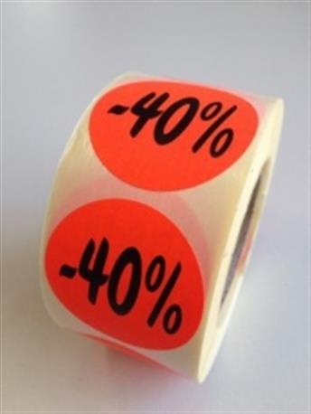 Fluor sticker - 40%