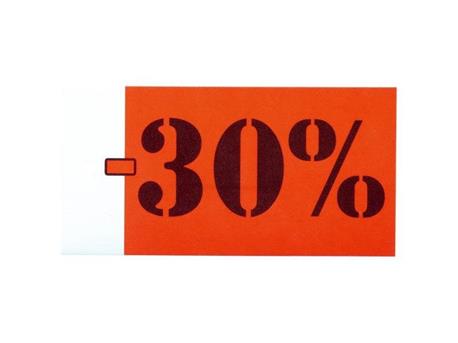 Hangetiket -30%