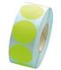 Fluorsticker 25mm. Fluor Groen