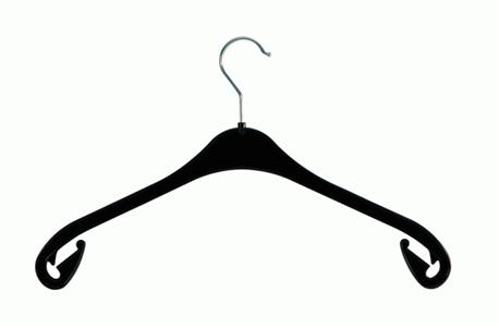 Confectiehanger 330mm. Zwart 450 stuks