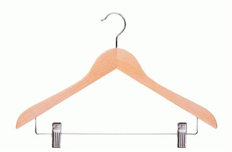 Houten klemhanger 100 stuks