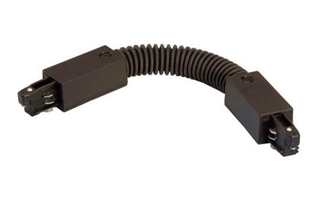 3 Phase Track Black Flexible Connector