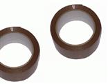 Bruine PVC-tape per 6 stuks